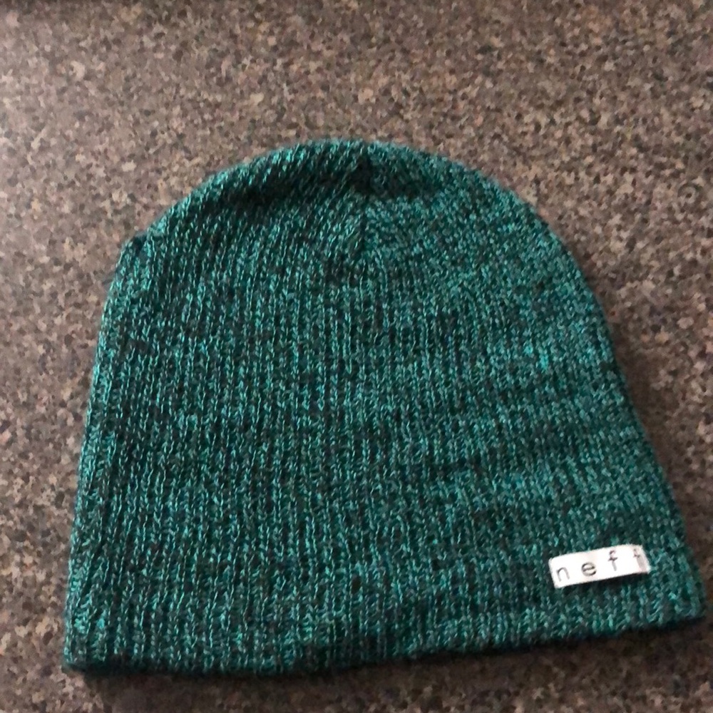 🌸green & black neff beanie hat.Great condition.No holes smoke & pet free home